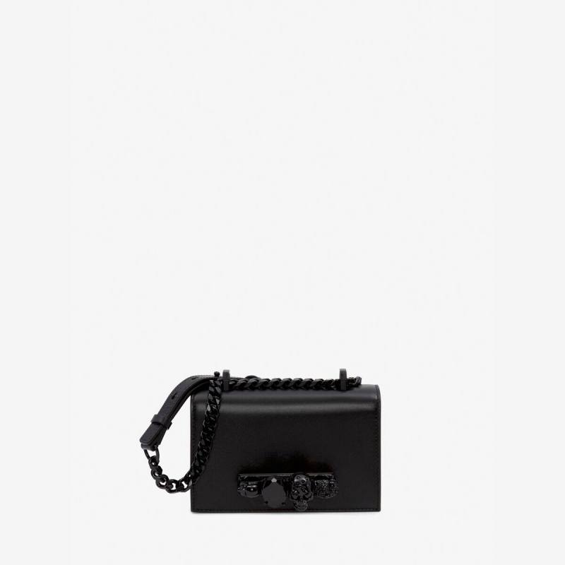 ALEXANDER MCQUEEN - Mini Jewelled Satchel - Item 653134CMO0V1000